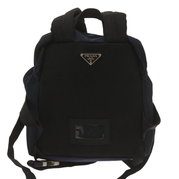 PRADA Backpack Nylon Navy Auth ki4230 - Picture 2 of 16